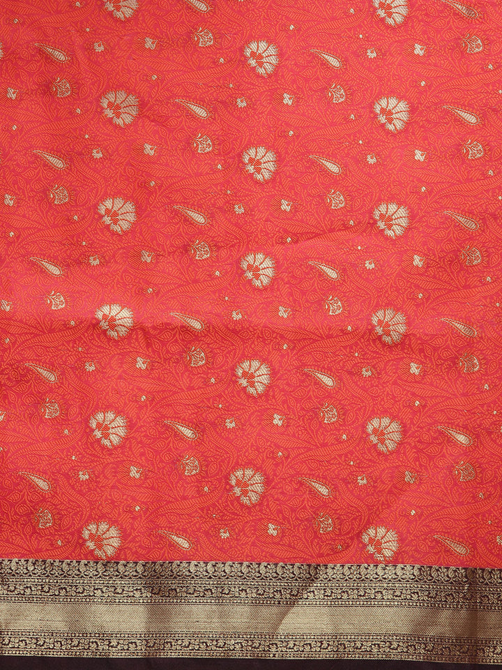 Resham Jaal Cotton Woven Saree