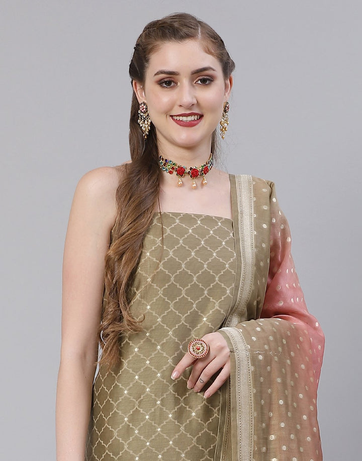 PURE BANARSI SUIT SET