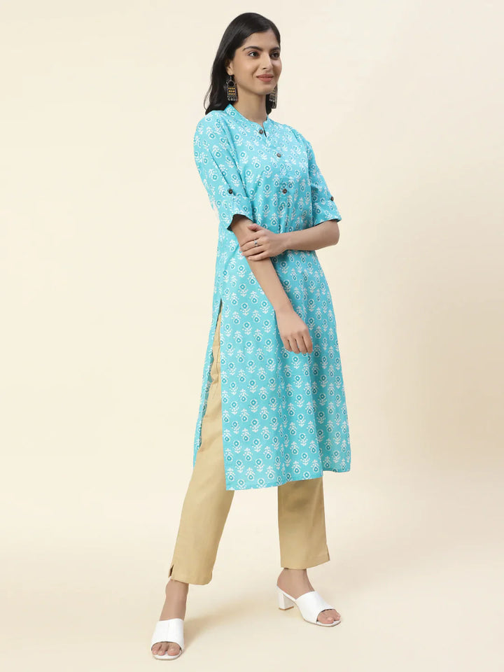 Printed Cotton Kurta