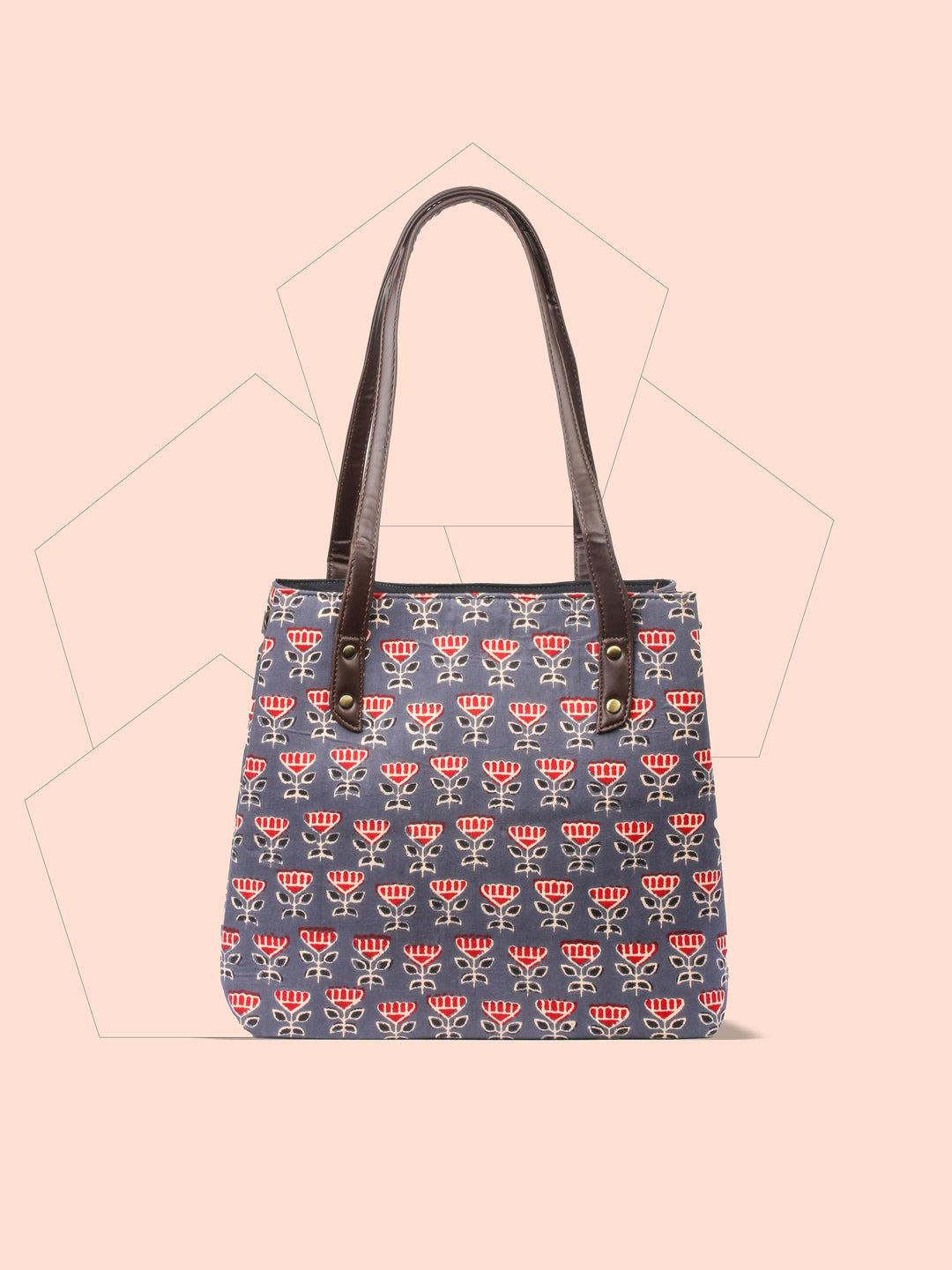 Printed Cotton Handbag