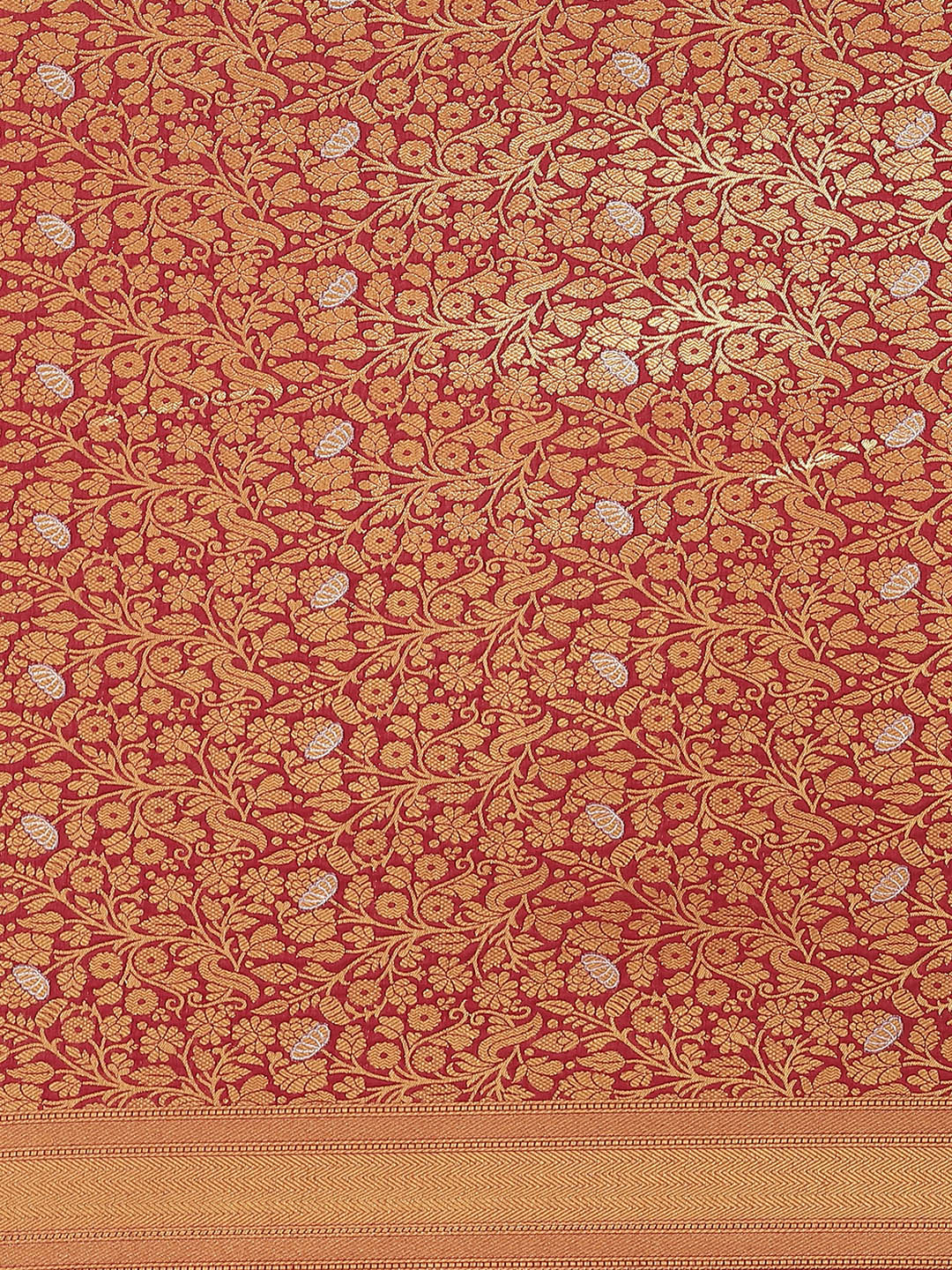 Art Handloom Saree with Brocade Zari Jaal