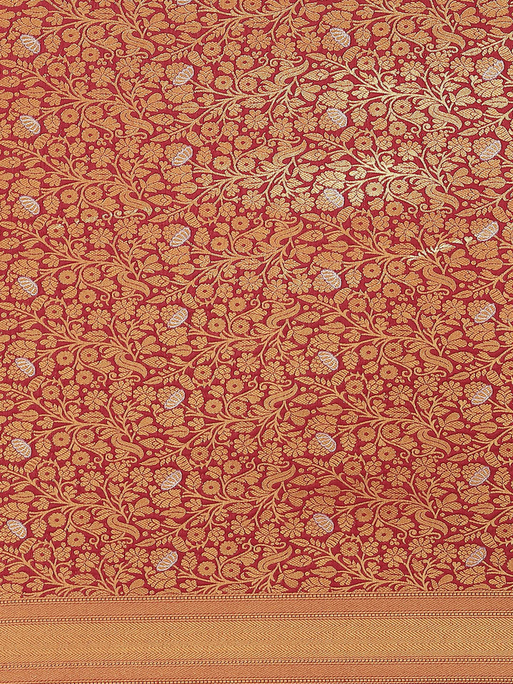 Art Handloom Saree with Brocade Zari Jaal