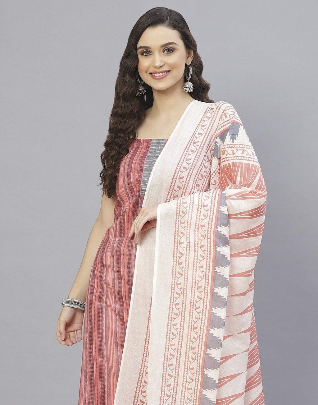 Cotton Embroidered Suit Set