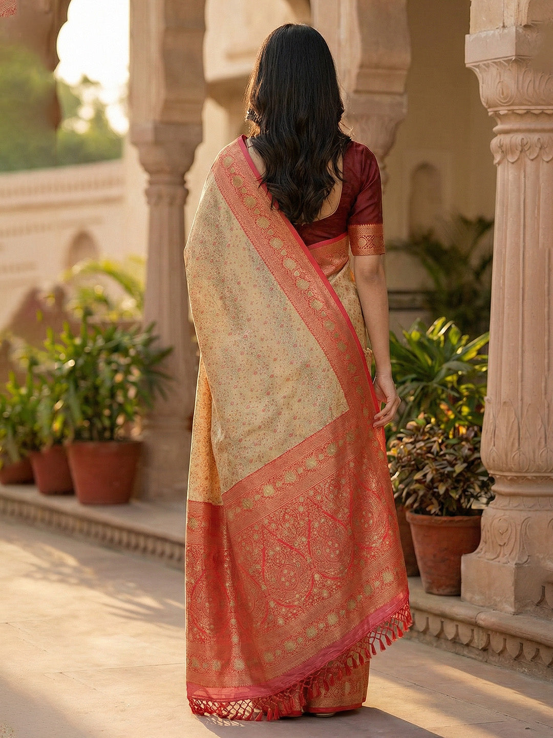Woven Design Art Silk Saree
