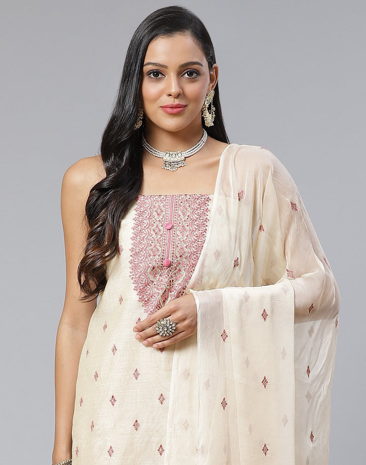 Chanderi Suit Set