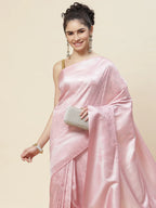 Floral Zari Jaal Handloom Woven Saree