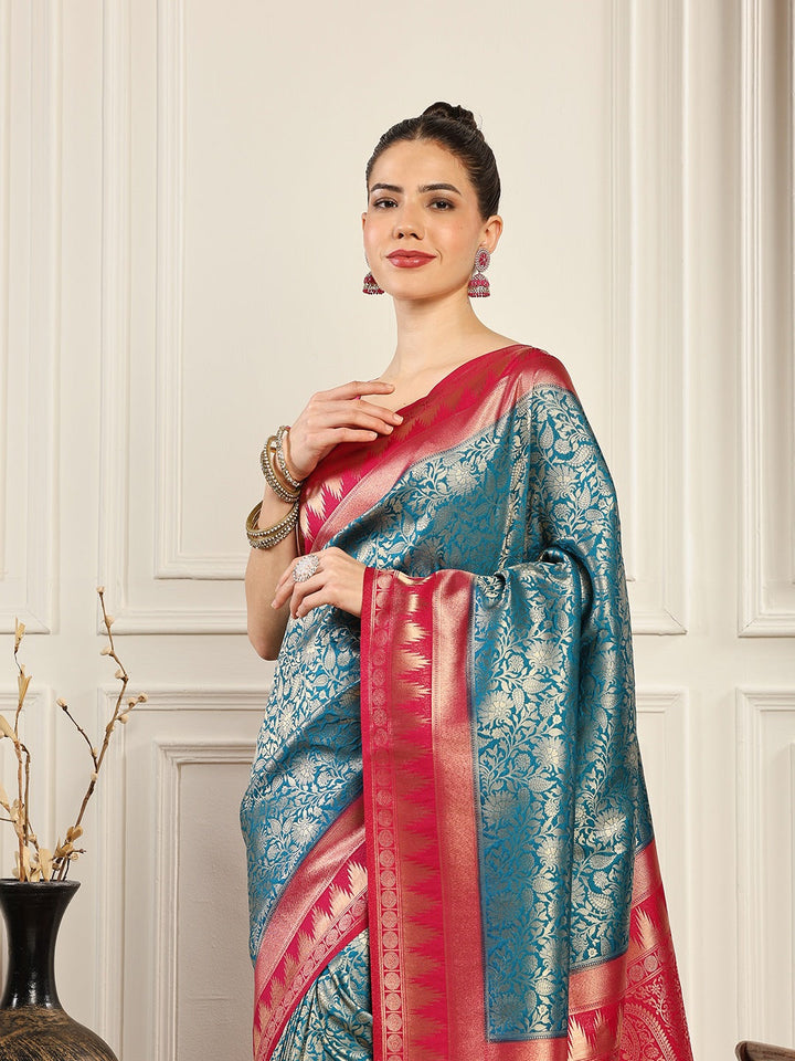 Woven Design Art Silk Saree