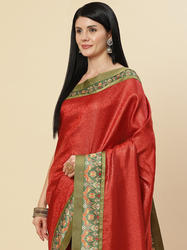 Printed Crepe saree
