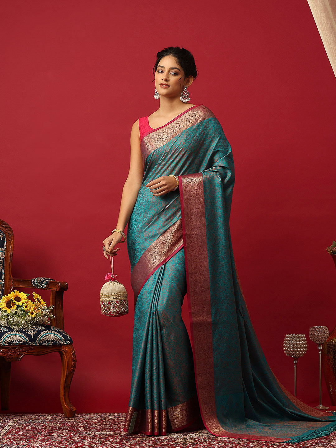 Woven Design Art Silk Saree