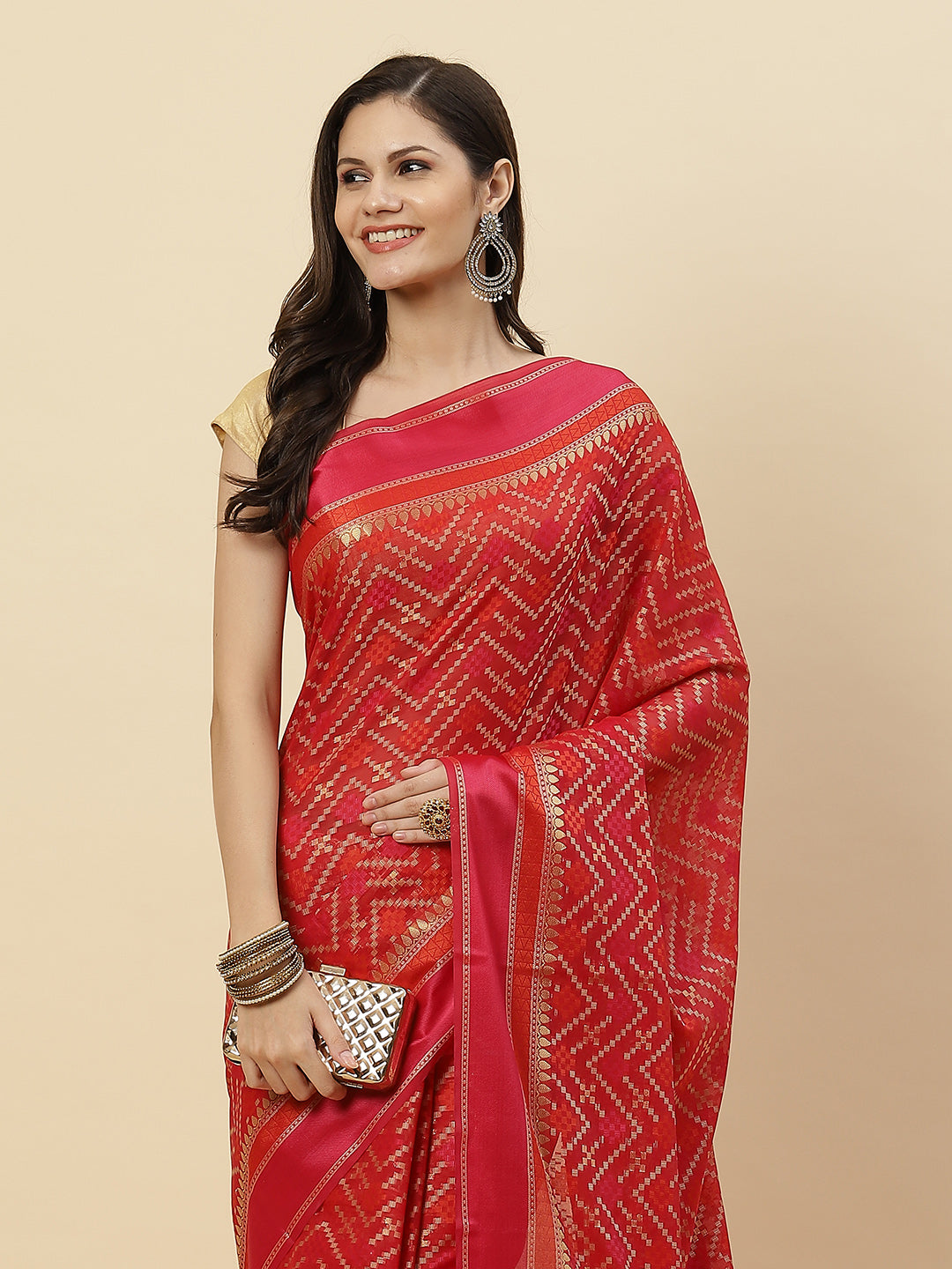 Zari Jaal Cotton Woven Saree