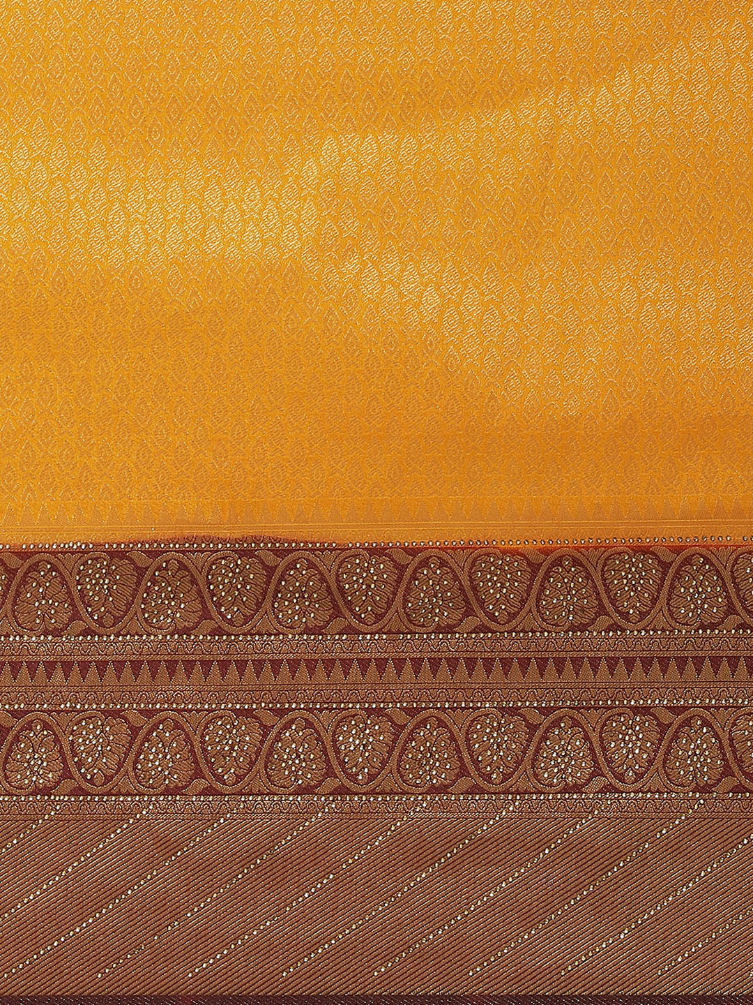 Brocade Art Handloom Embroidered Saree