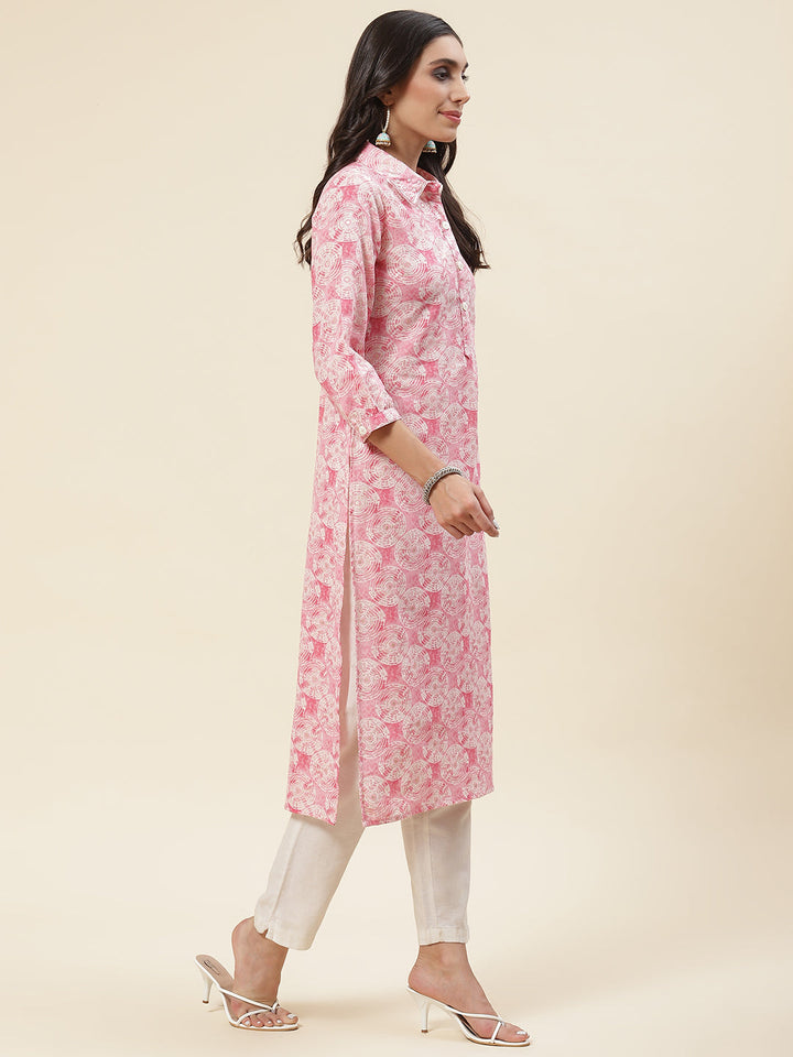 Printed Muslin Kurta
