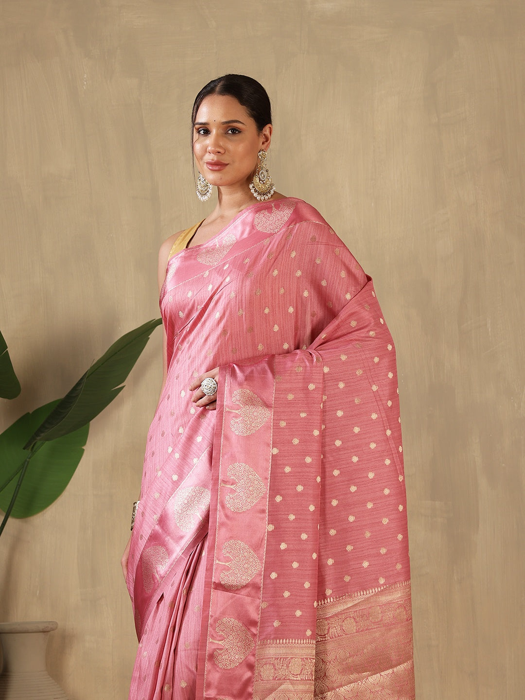 Woven Design Tussar Saree