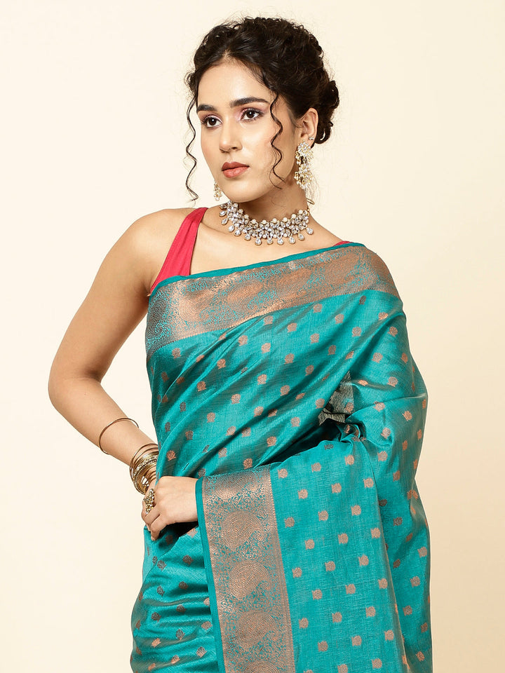 Zari Border Woven Handloom Saree