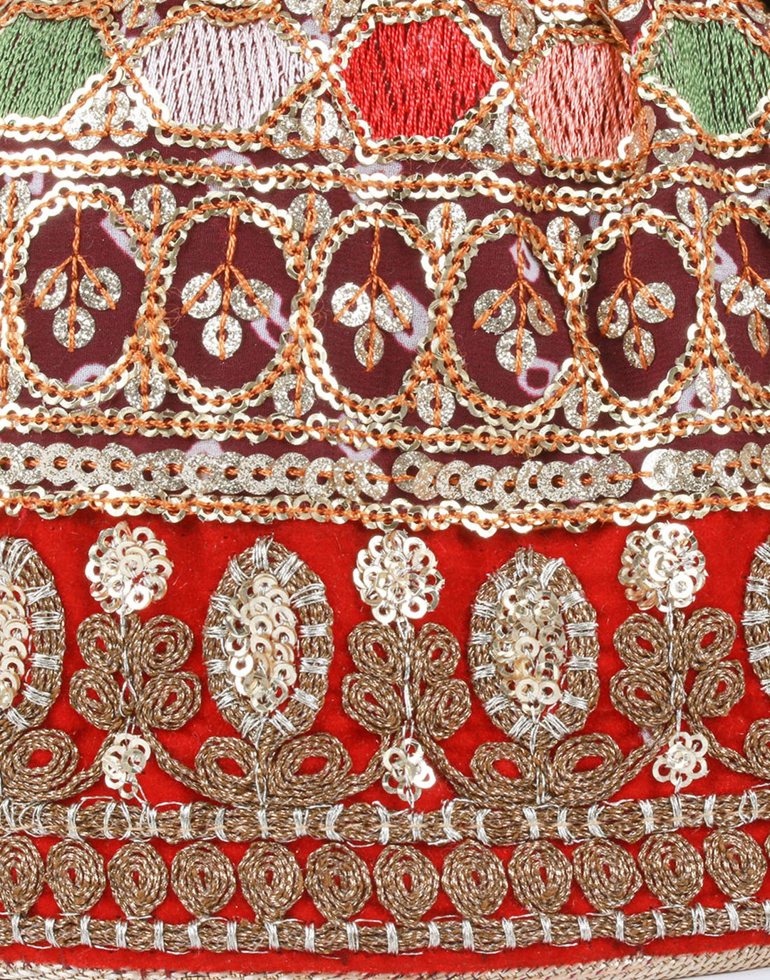 Multi-coloured potli Bag