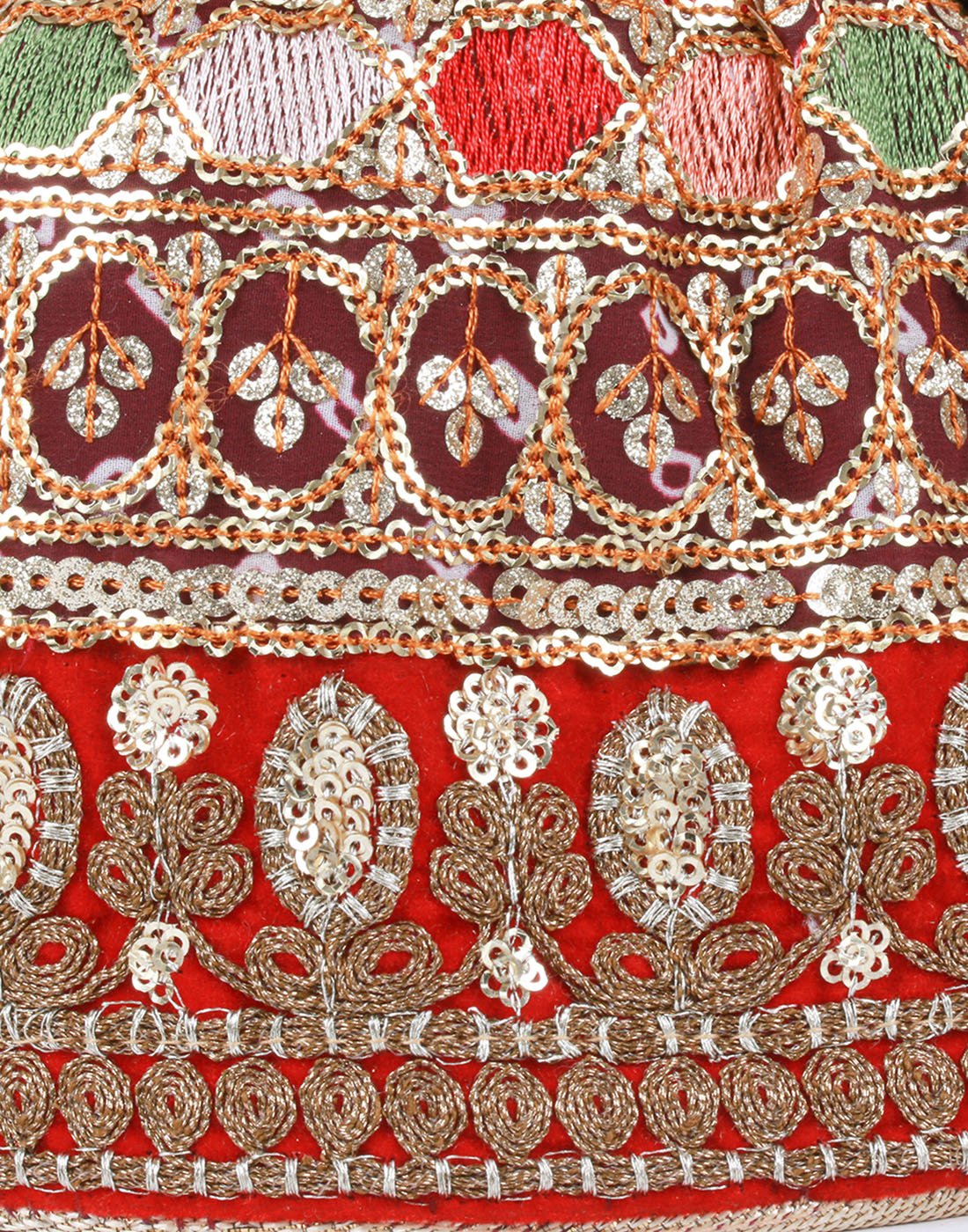 Multi-coloured potli Bag