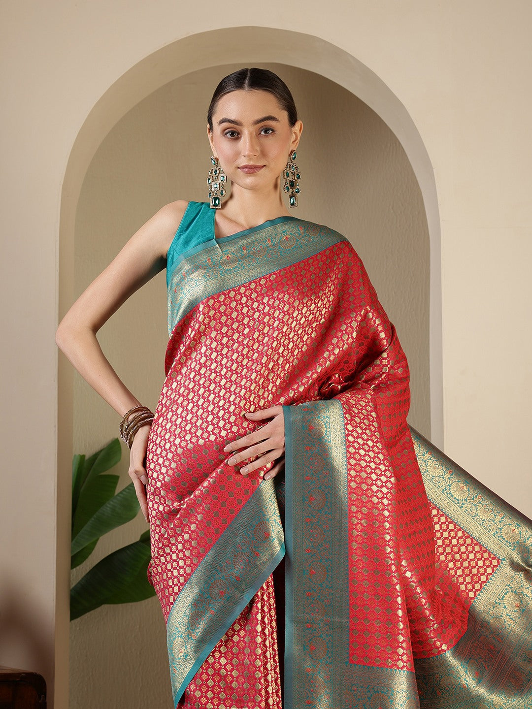 Woven Design Art Silk Saree