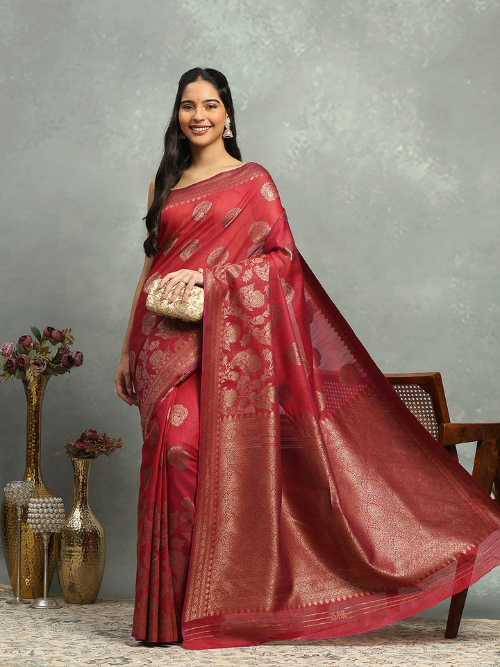 Woven Design Art Silk Saree