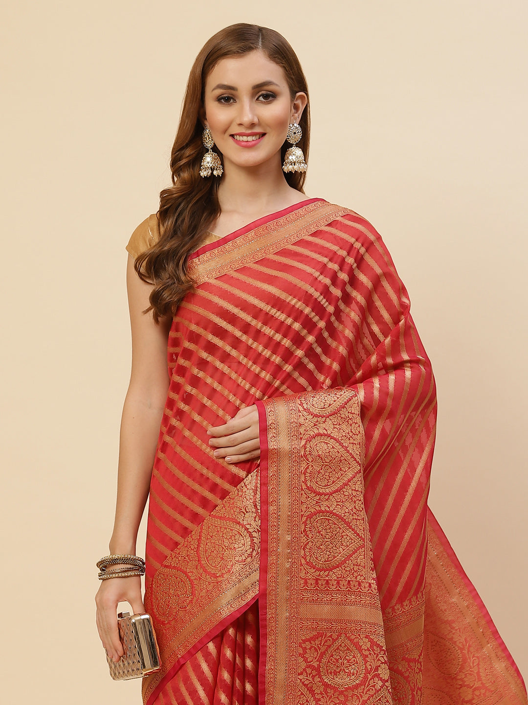 Zari Zaal Cotton Woven Saree