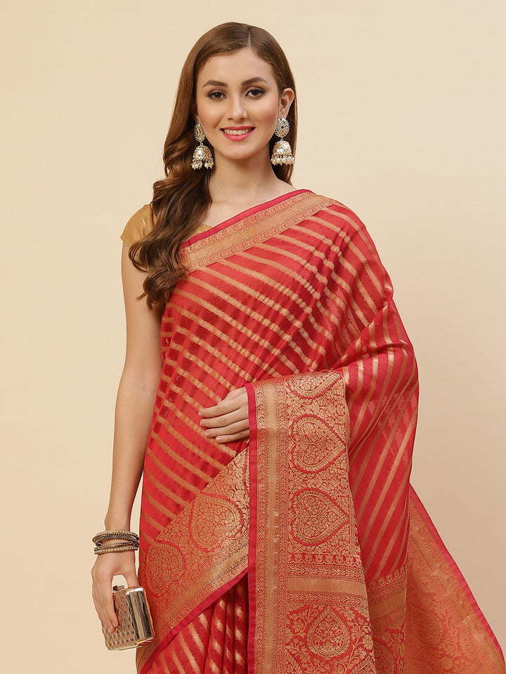 Zari Zaal Cotton Woven Saree