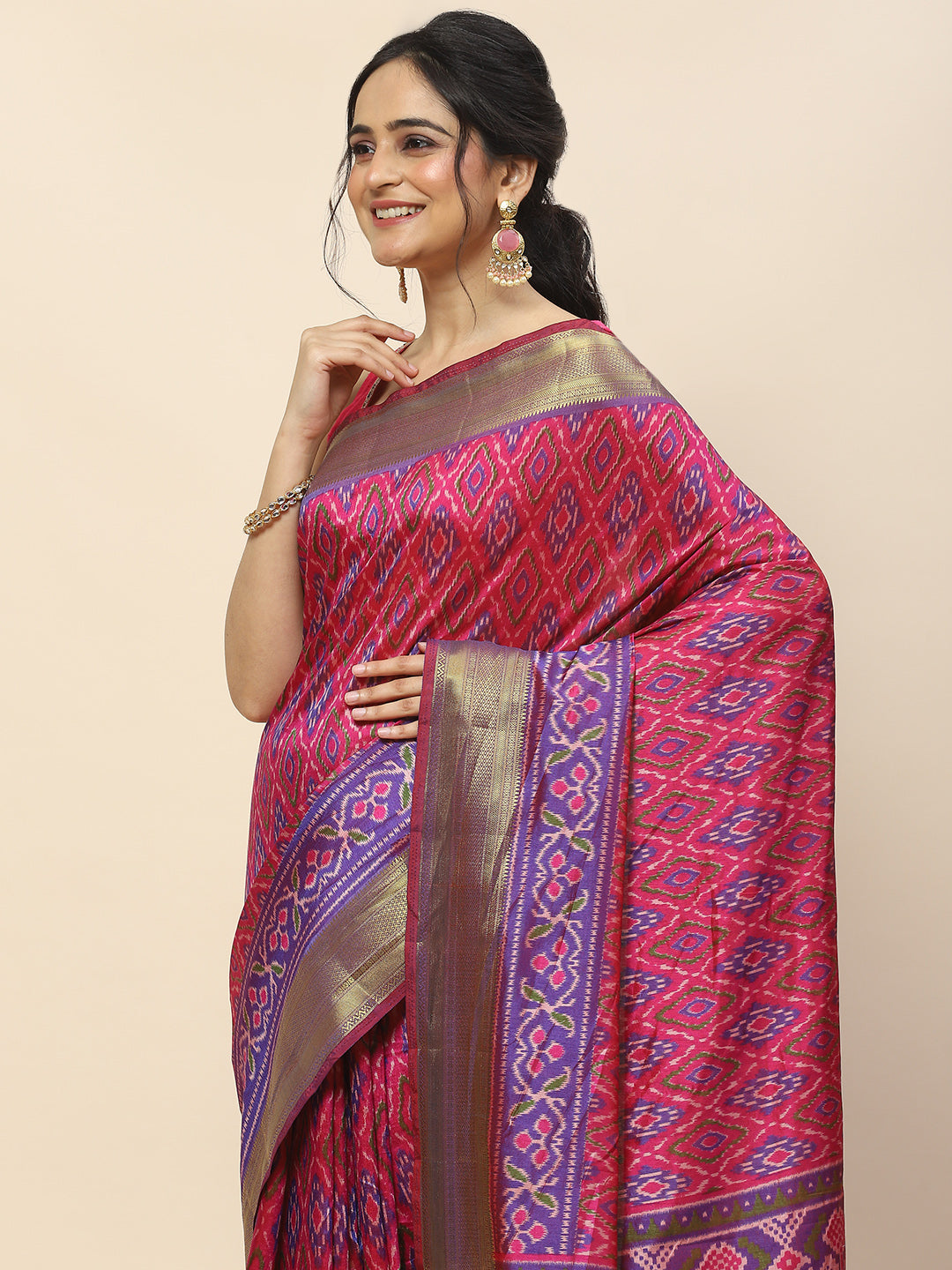 Patola Printed Handloom Saree