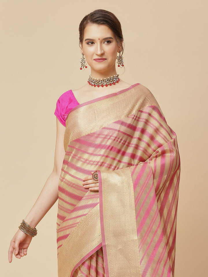 Zazri Border Cotton Woven Saree