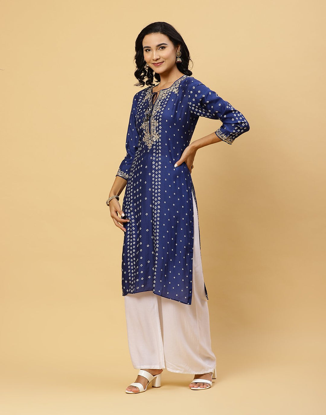 Printed Cotton Muslin Kurti