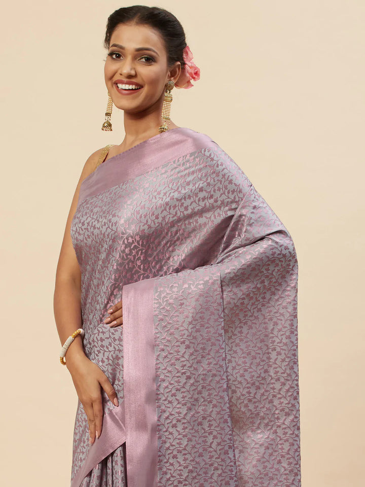Jacquard Zari Border Handloom Woven Saree