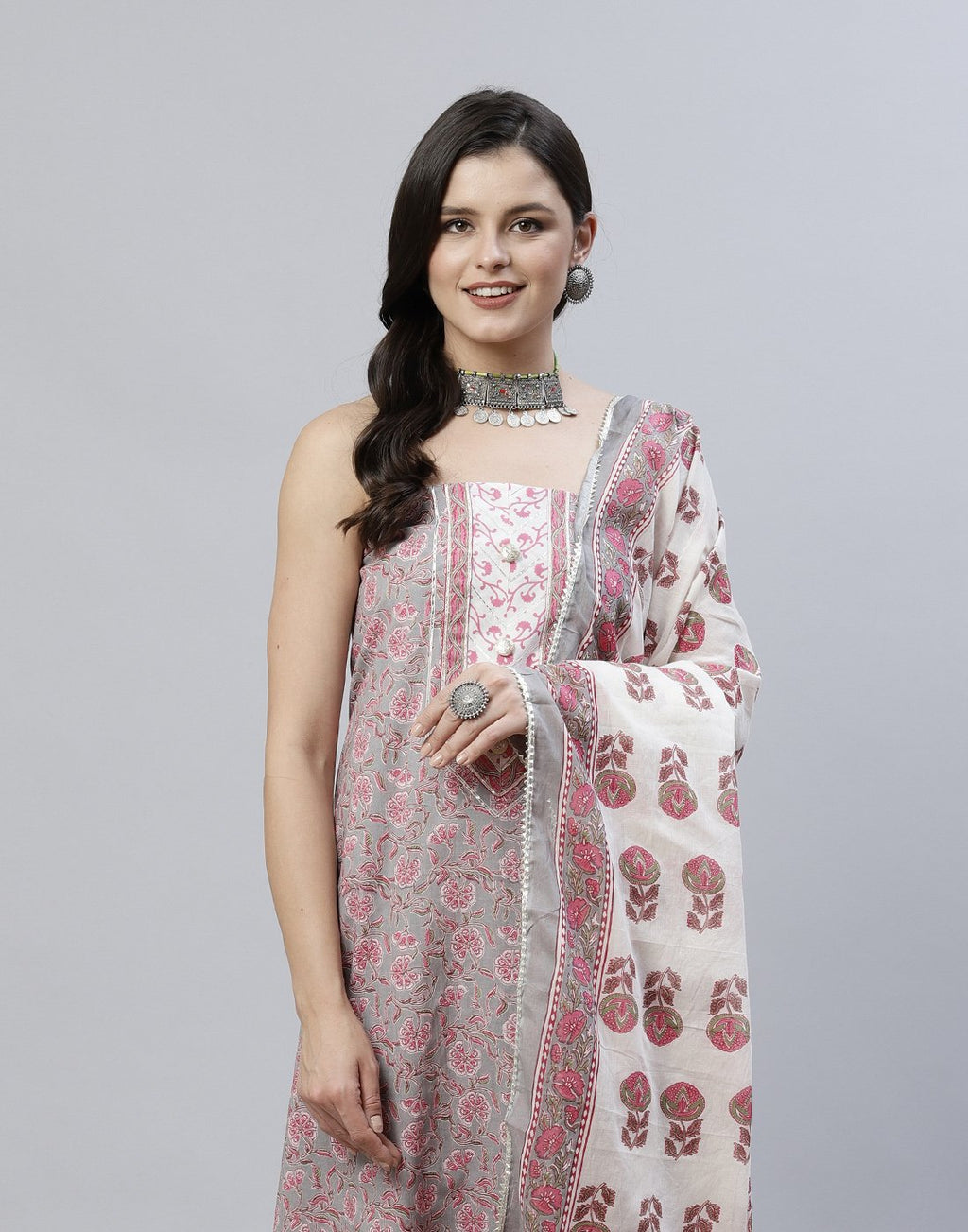 Printed Cotton Suit Piece