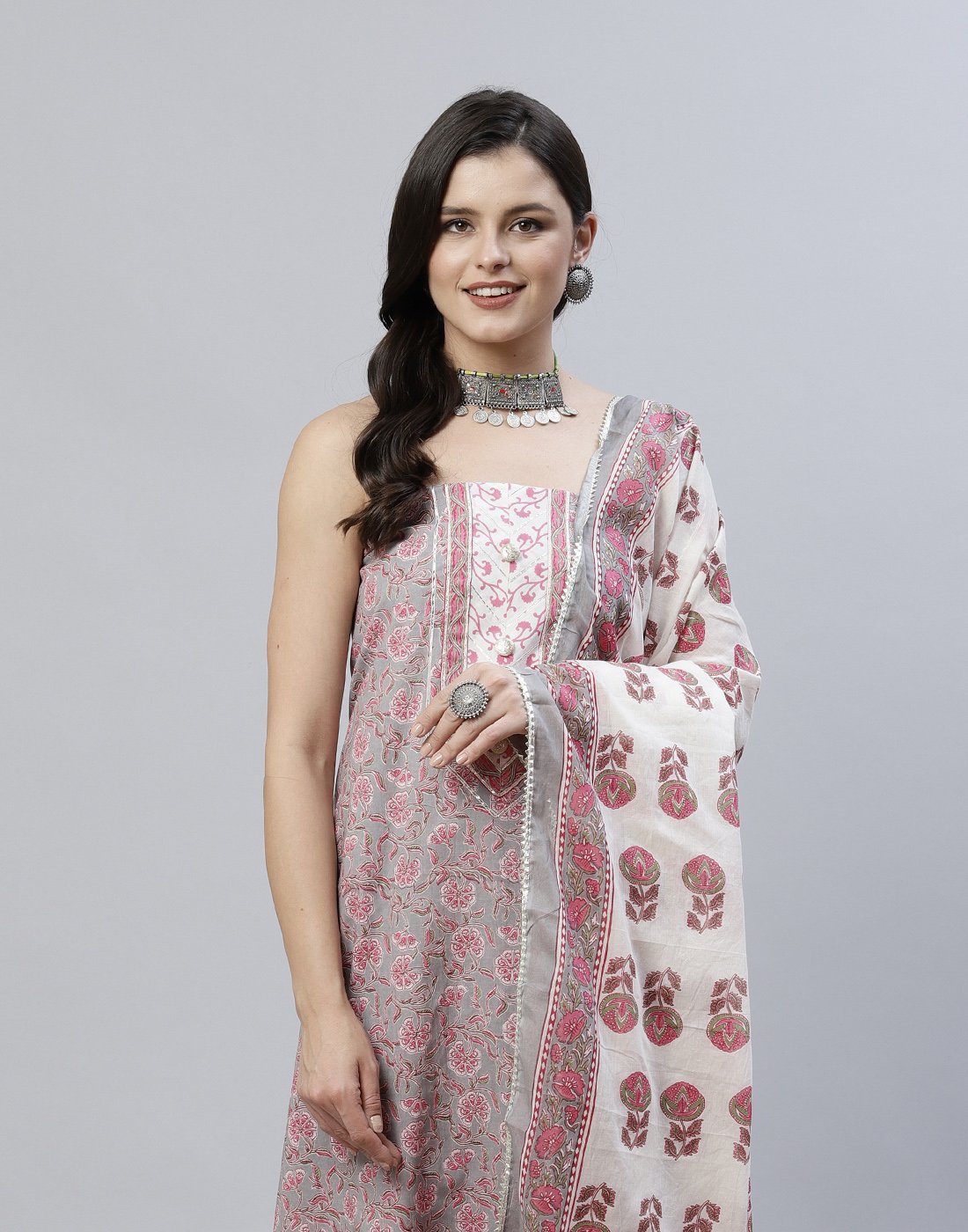 Printed Cotton Suit Piece