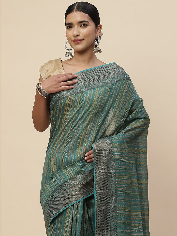 Digital Printed Cotton Saree