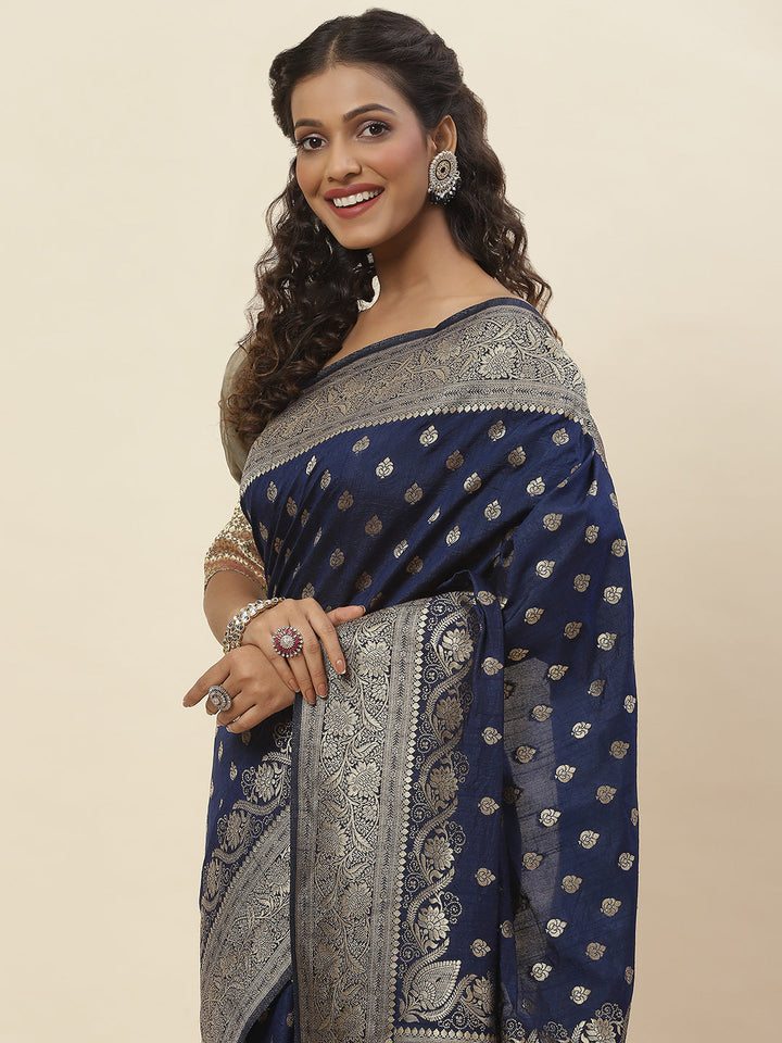 Zari Border Woven Handloom Saree