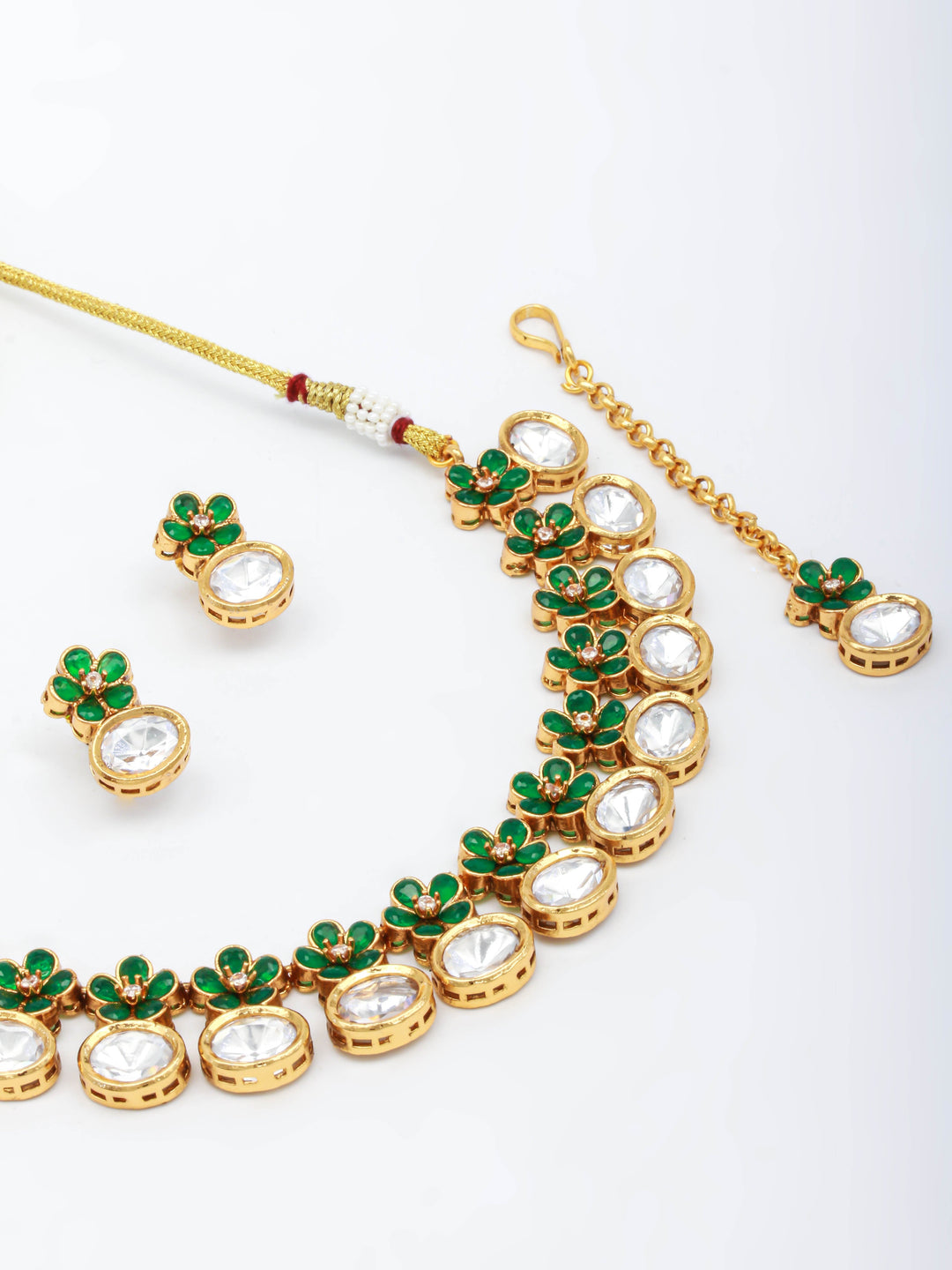 Kundan Necklace Set With Earrings