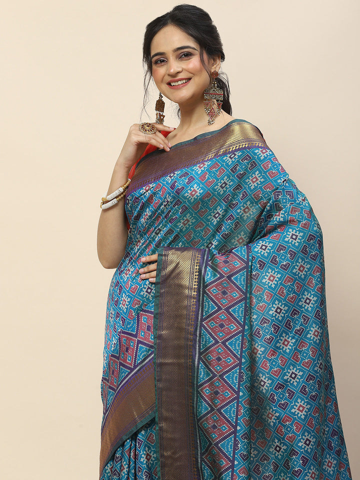 Patola Printed Handloom Saree
