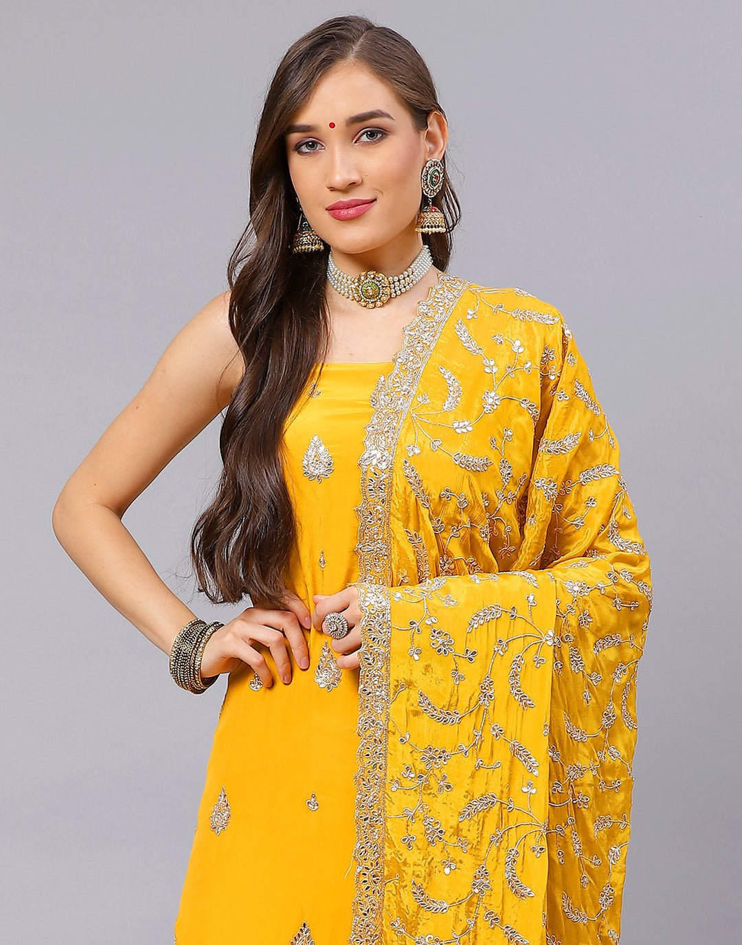 Pure Crepe Suit Piece