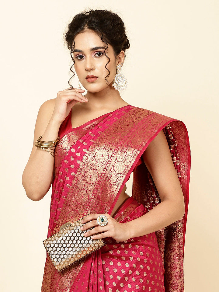 Zari Border Woven Handloom Saree
