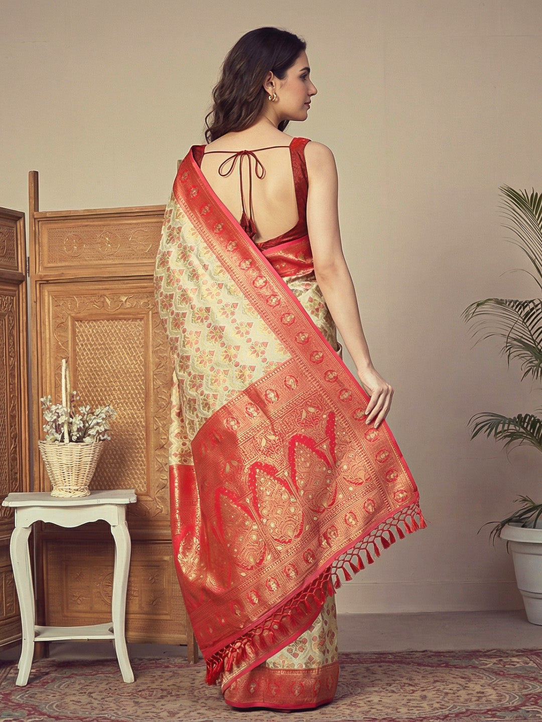 Woven Design Art Silk Saree