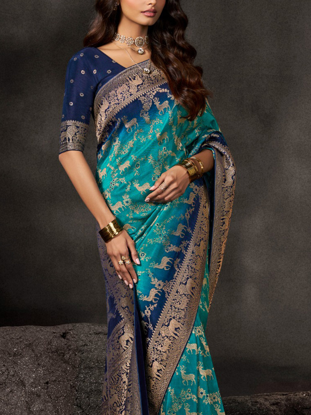 Woven Design Dola Silk Saree