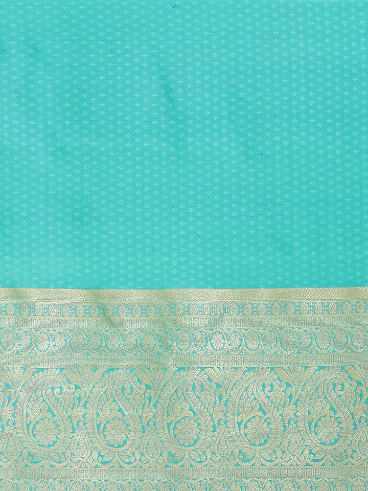 Resham Zari Border Woven Soft Silk Saree