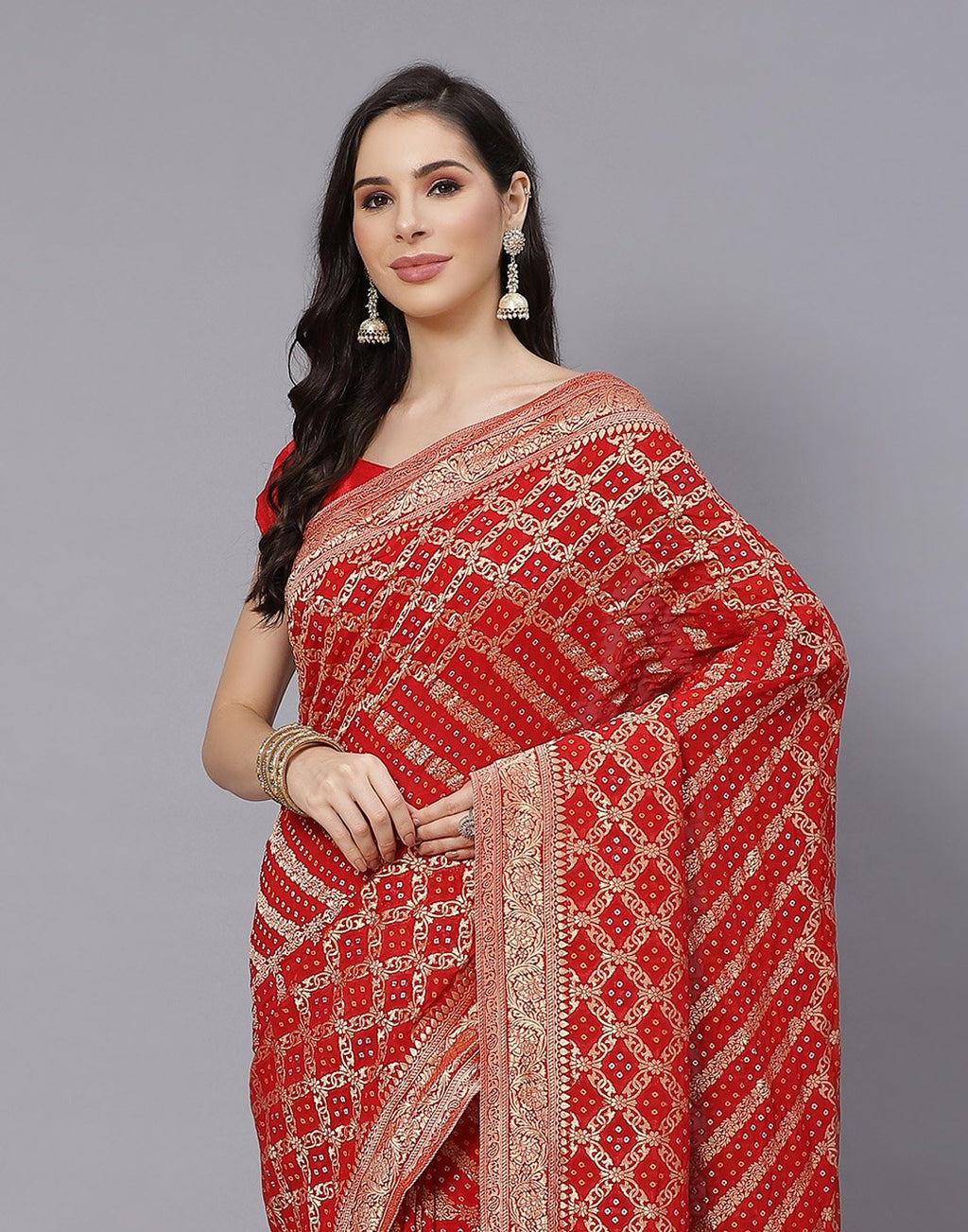 Banarasi Georgette Khaddi
