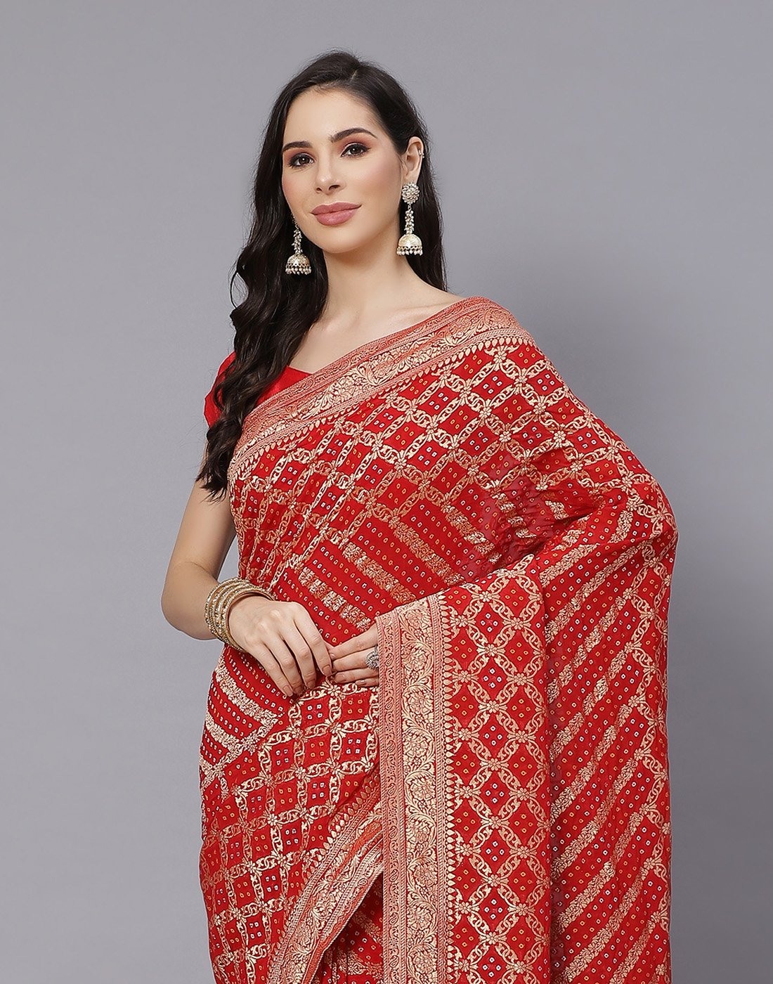 Banarasi Georgette Khaddi