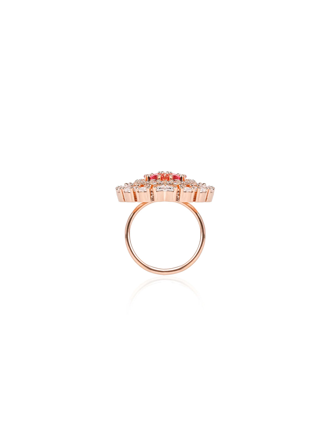 Bronze Toned AD Stone Ring