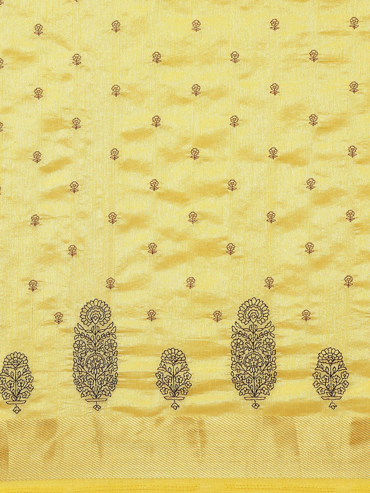 Zari Jaal Art Handloom Woven Saree
