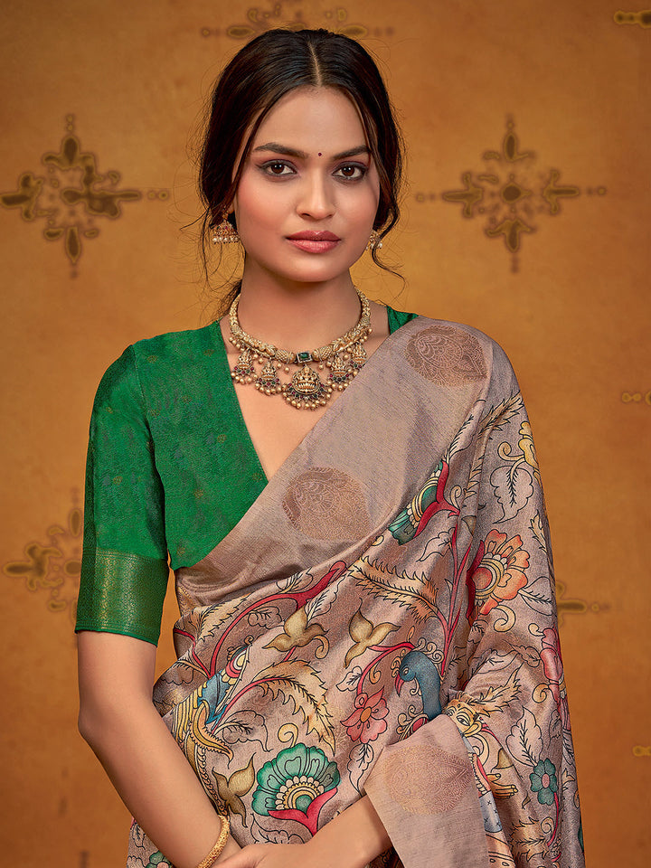Printed Art Silk Saree