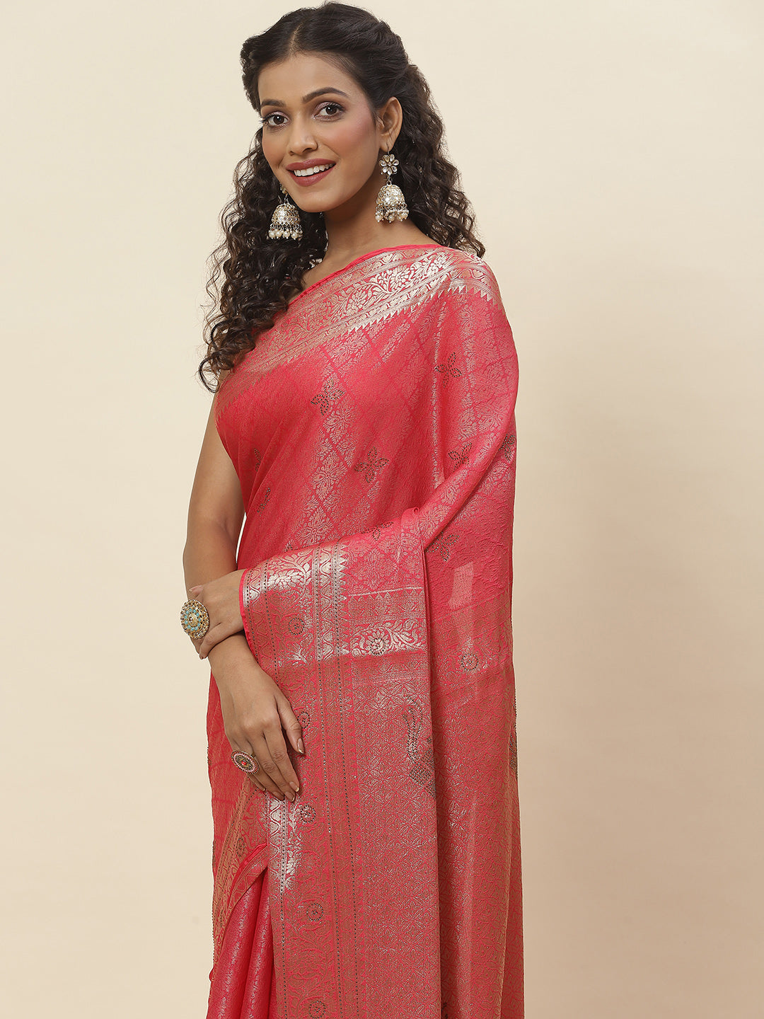 Woven Georgette Saree