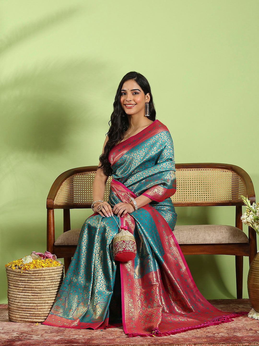 Woven Design Art Silk Saree