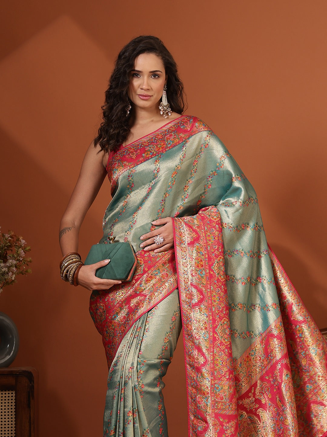 Woven Design Dola Silk Saree