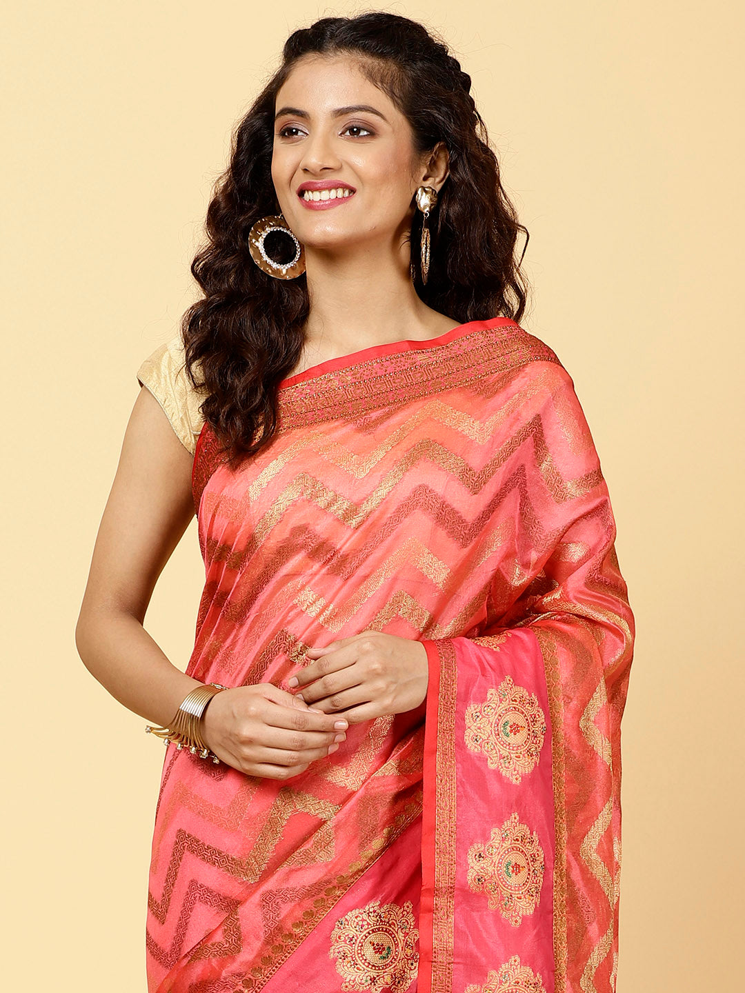 Zari Woven Cotton Saree