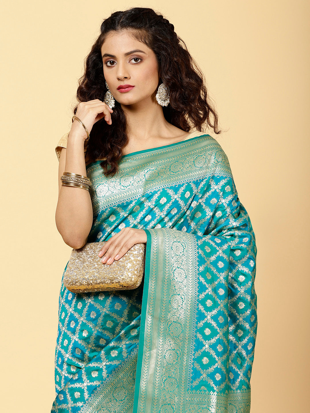 Zari Woven Handloom saree