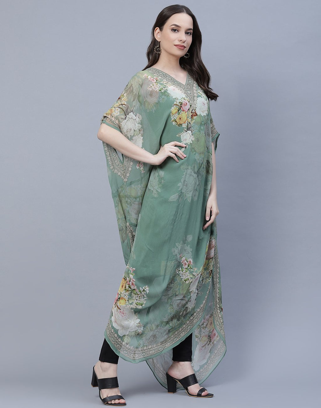 Digital Print Georgette Tunic